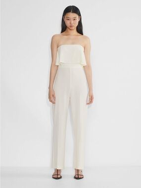 Aritzia Babaton Commodity Jumpsuit - Light Birch - Size 0 Style #121358